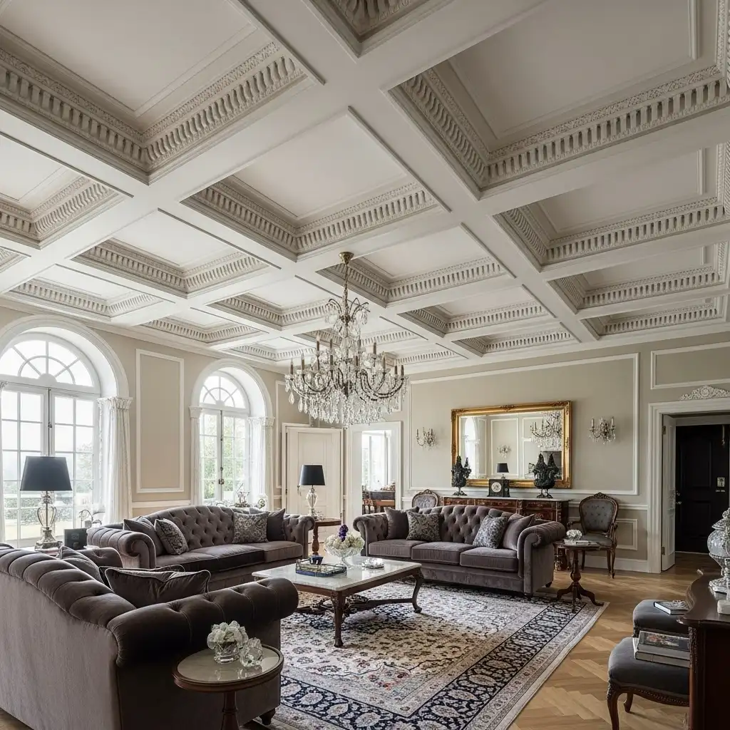 Coffered Ceiling Ideas Decorative Moulding Accents