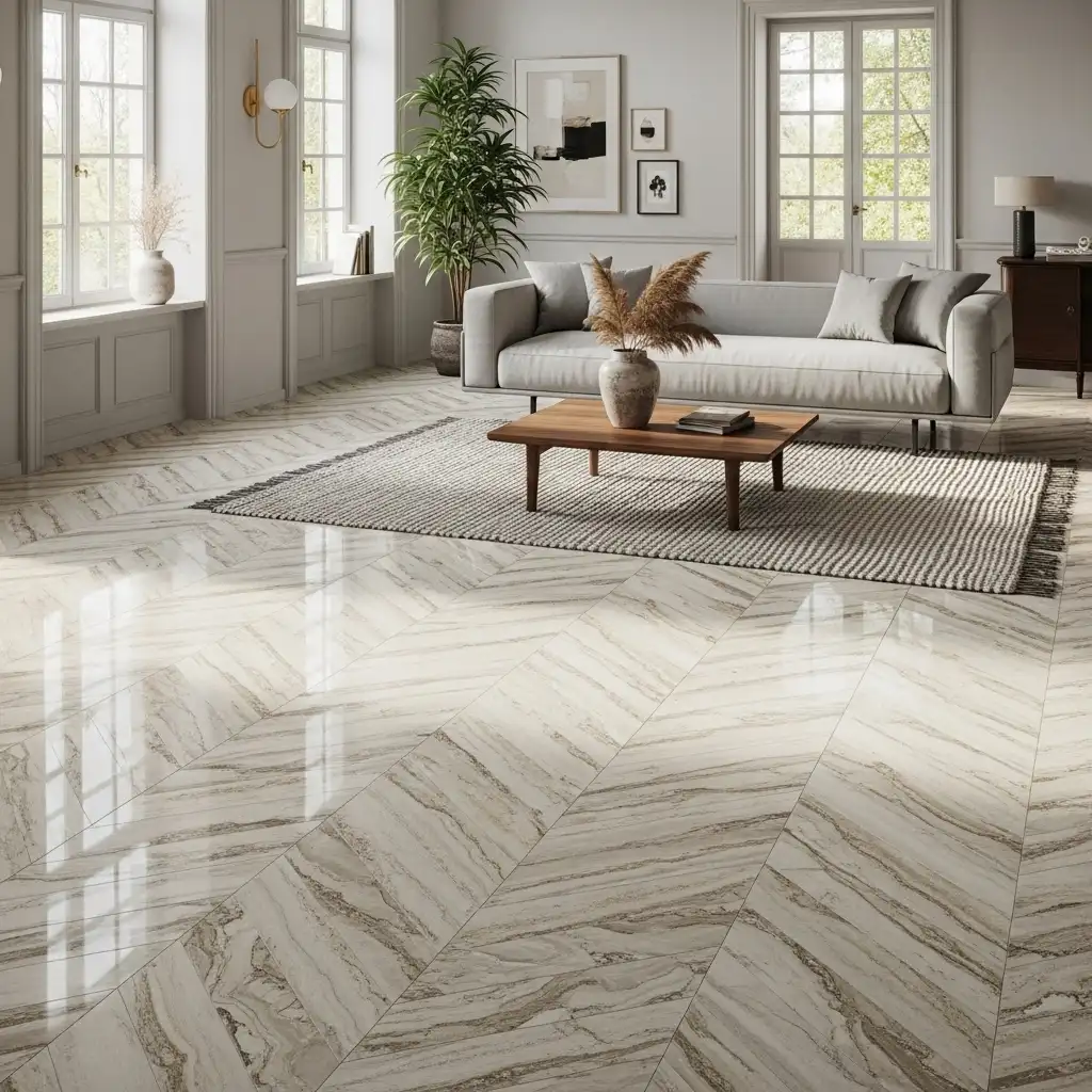 Herringbone Tile Floors Natural Stone
