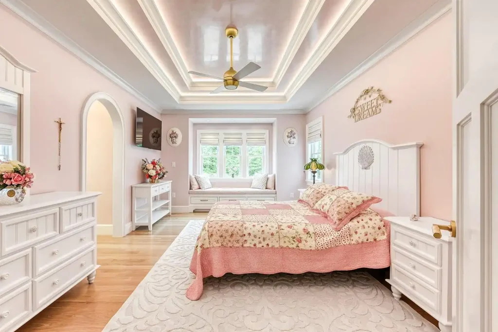 hidden cove lighting into a tray design