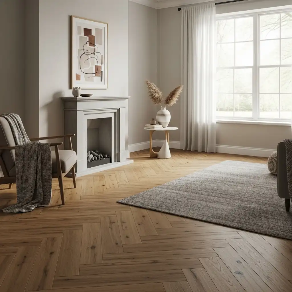 Engineered Wood Herringbone