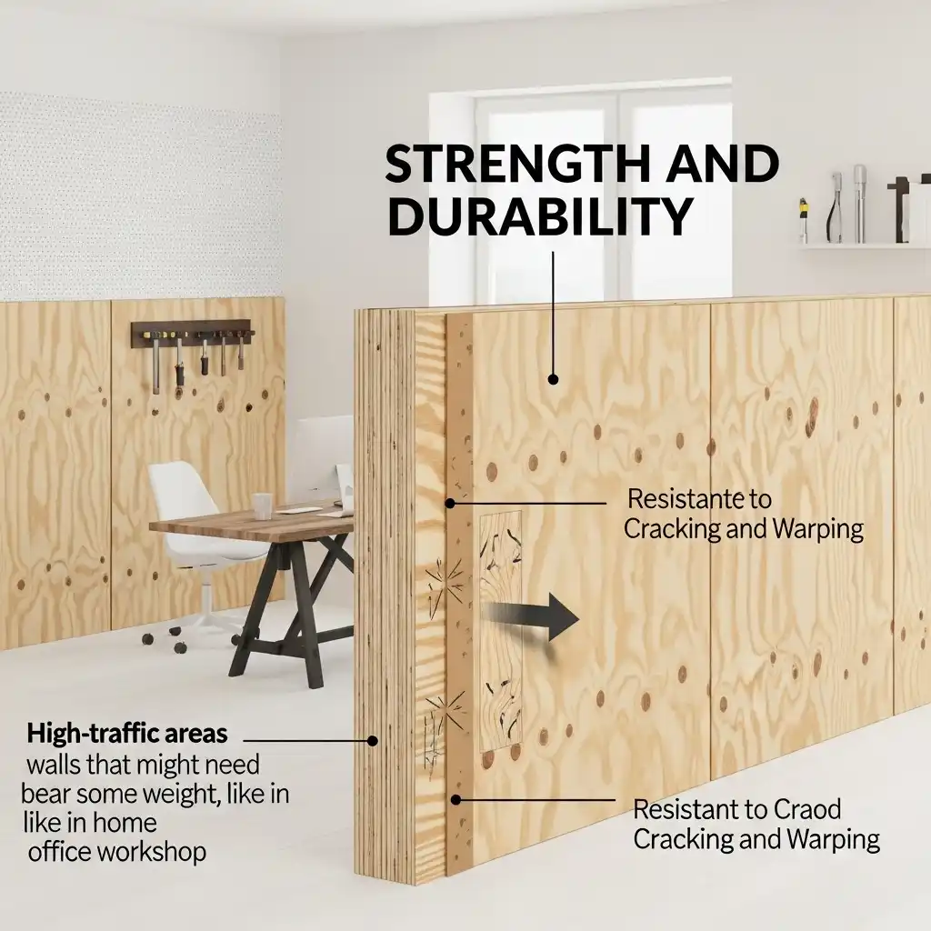 plywood walls Strength and Durability