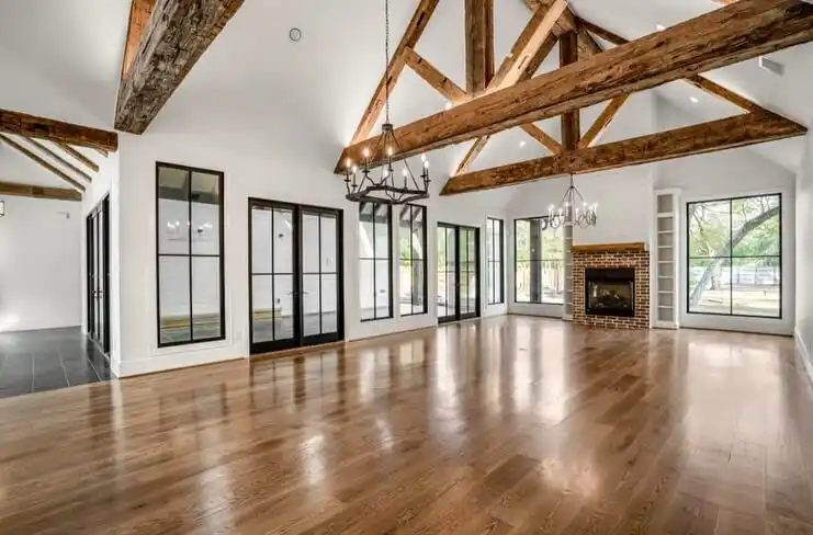 4 solid wood and composite beams