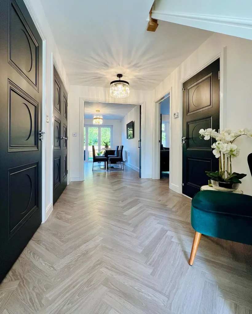 Herringbone Laminate Flooring Urban Loft