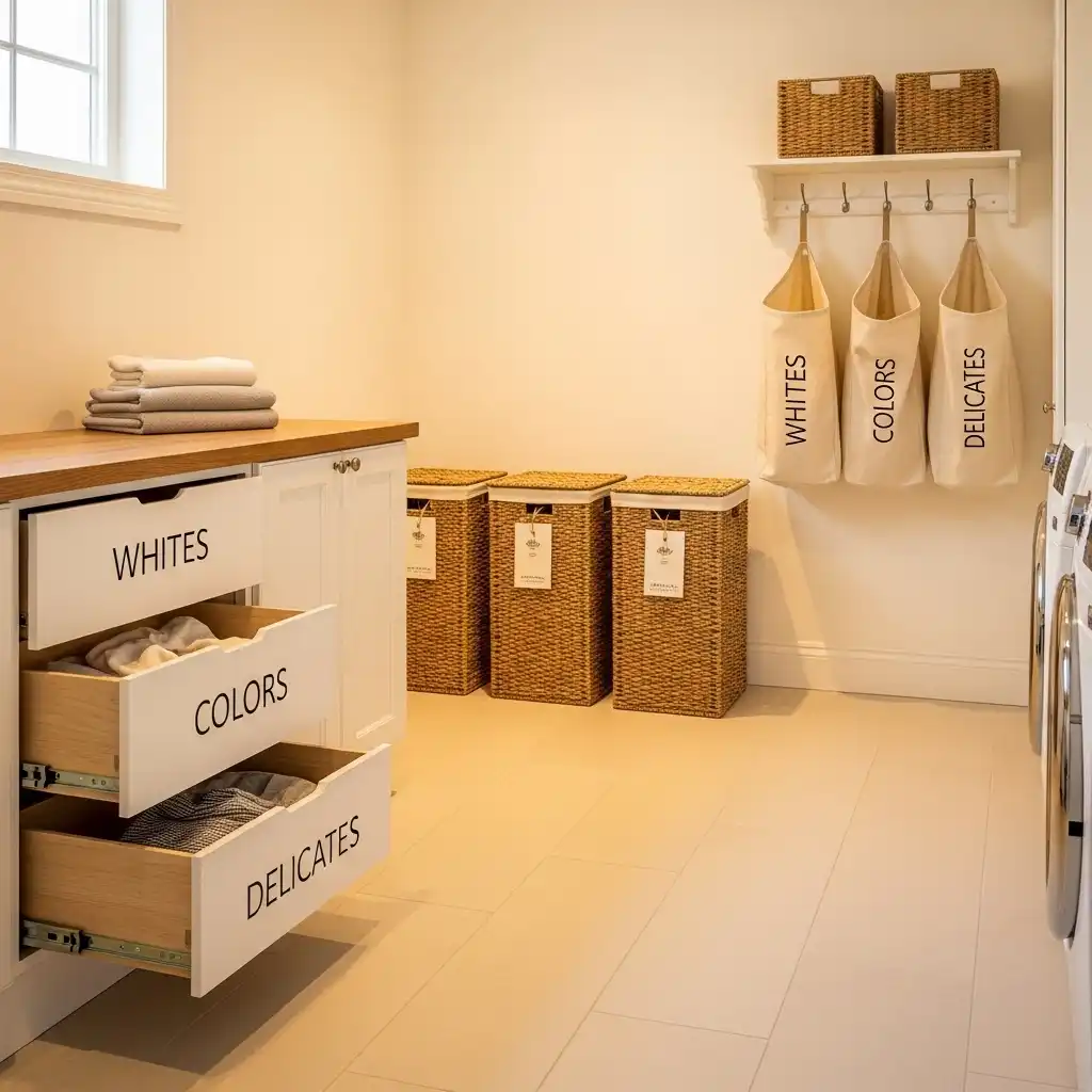 Laundry Room Thoughtful Sorting Systems