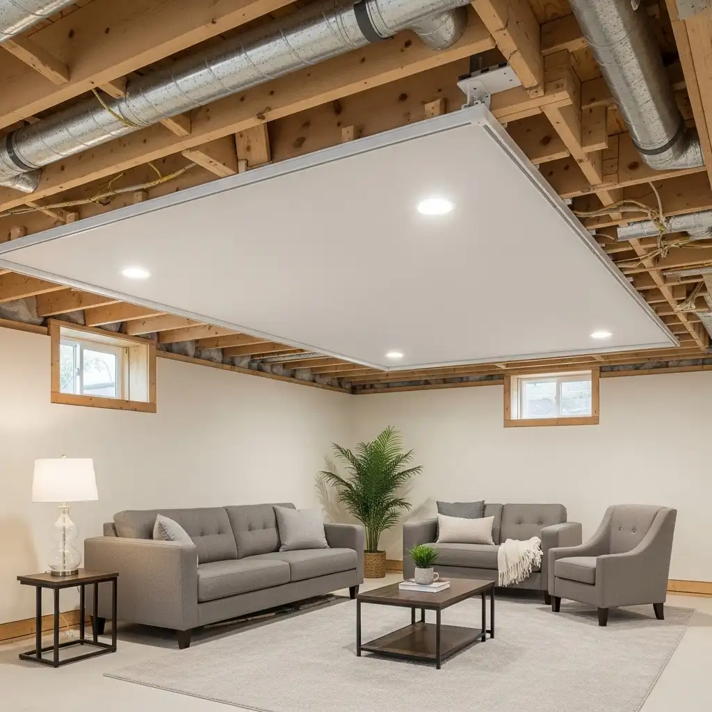 Modern Minimalist Suspended Fabric