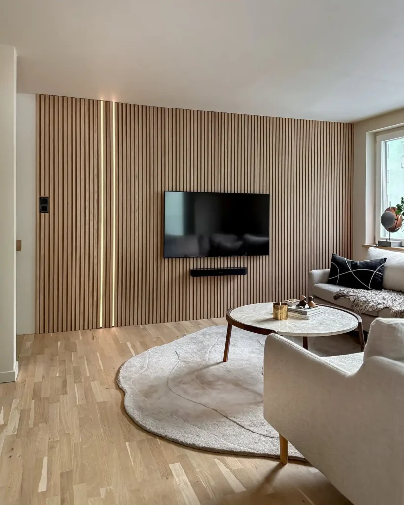 Wood Wall Paneling Slat Panel Acoustic