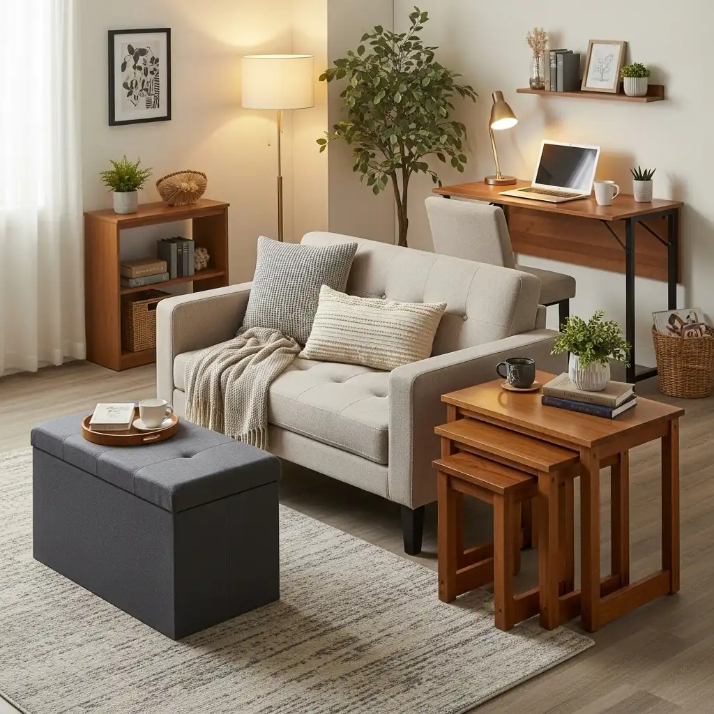 Apartment decorating on budget Multi-Functional Pieces