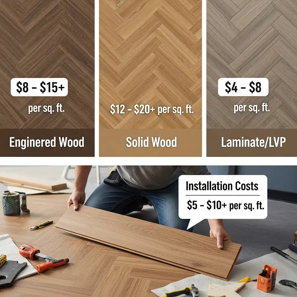 Herringbone Floor Material and Installation Costs