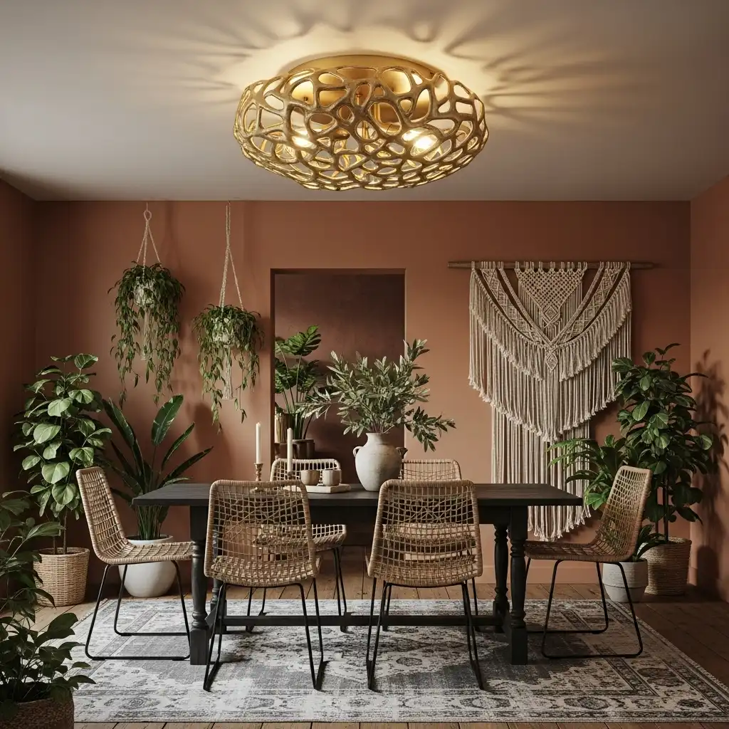 Sculptural Brass or Gold Finish