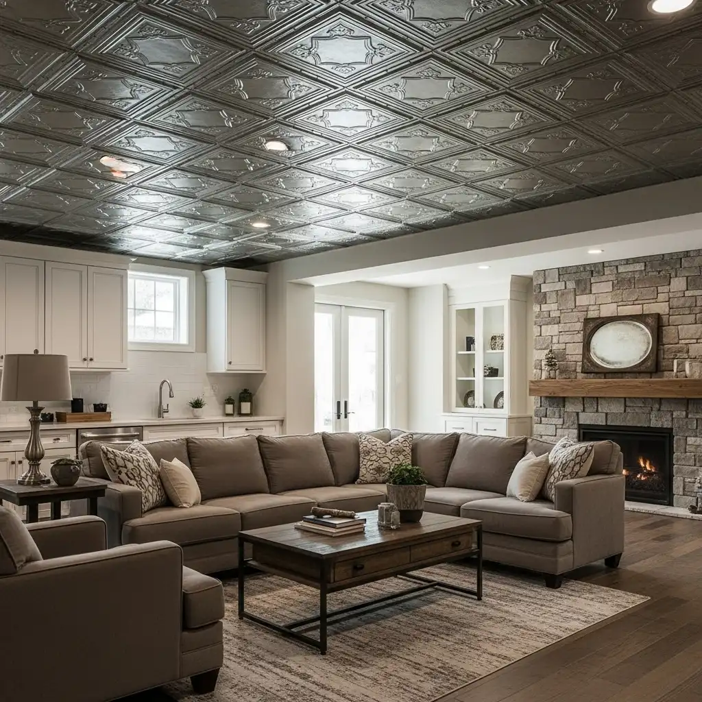 Textured Look Tin Tiles