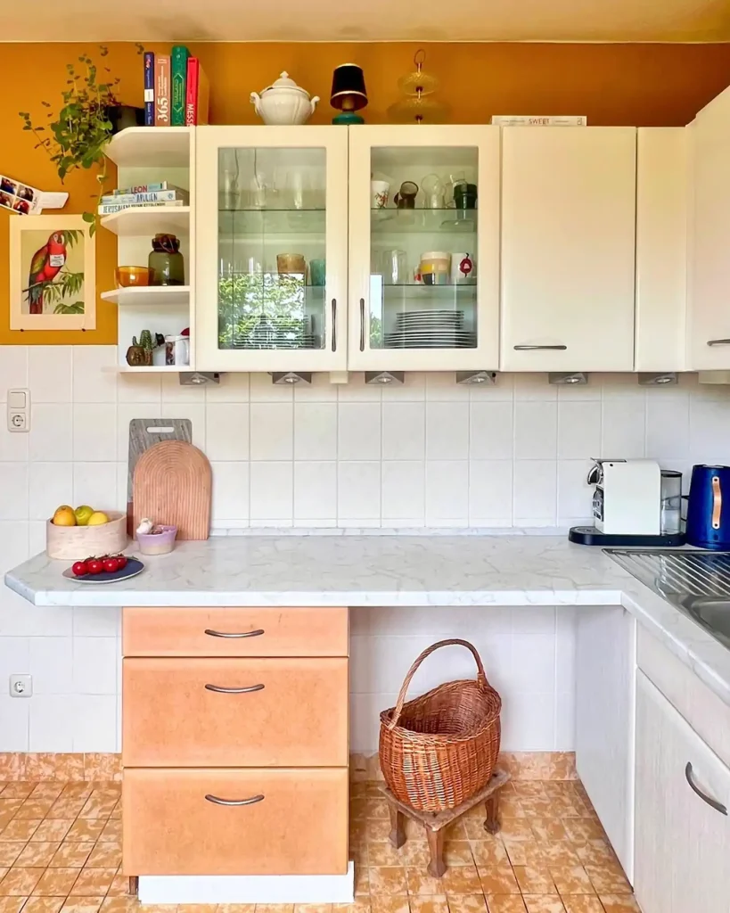 Apartment Kitchen Style the Top of Your Cabinets