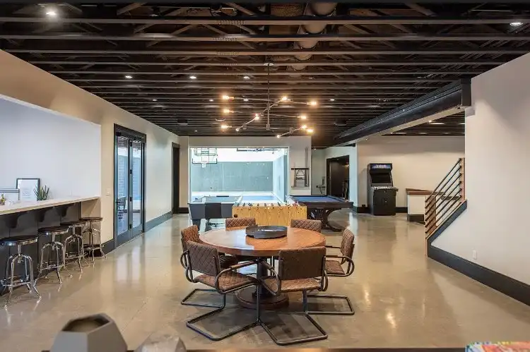 Install Wood Slats Below Joists