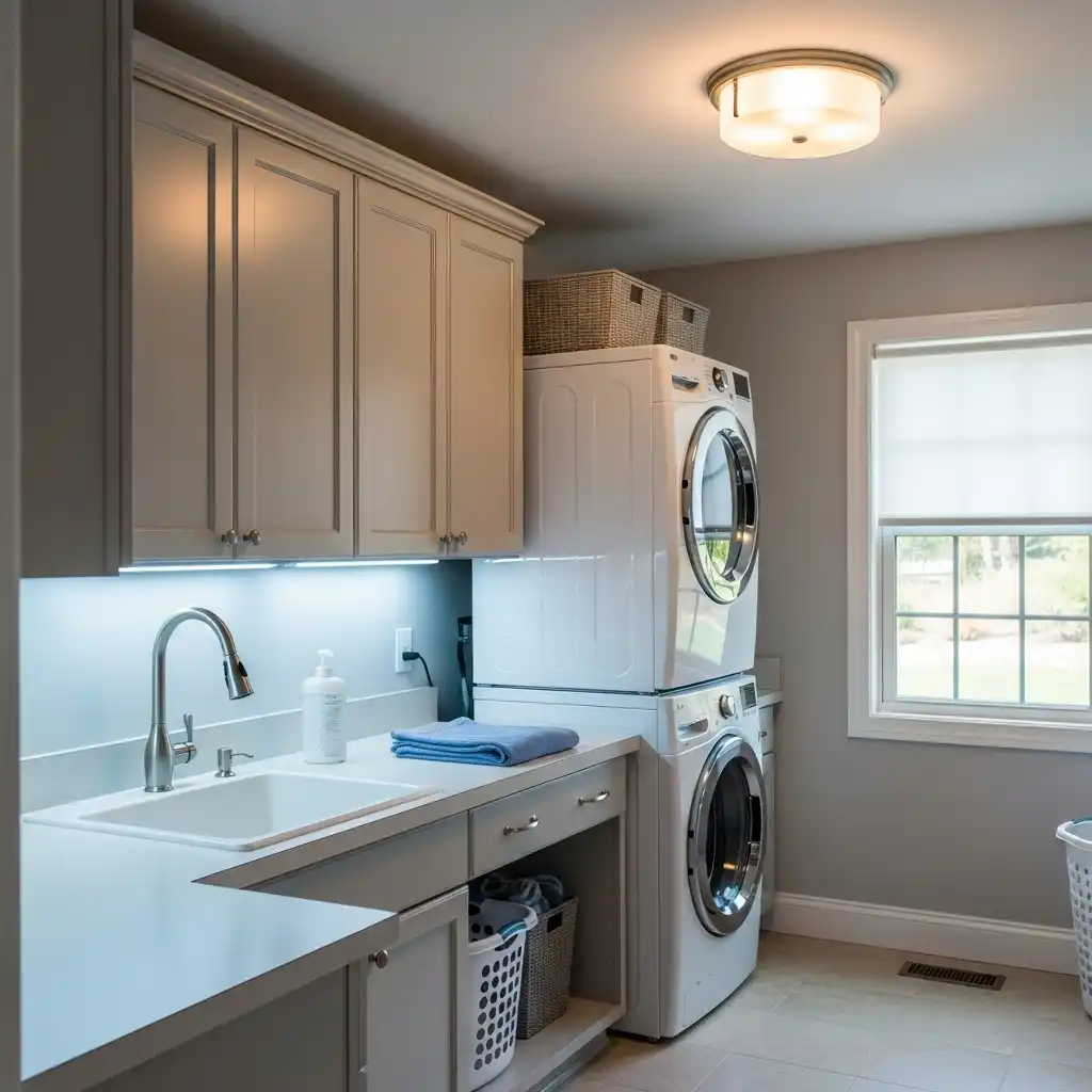 Laundry Room Adequate Lighting