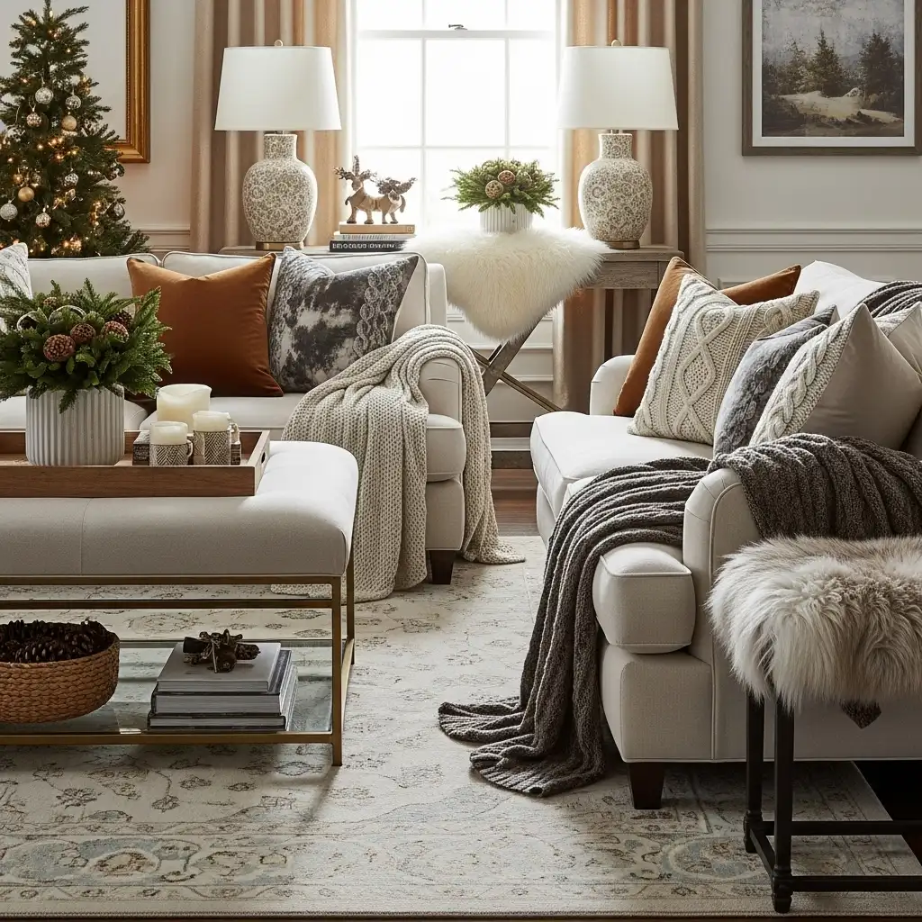 Luxurious Textiles and Cozy Comfort