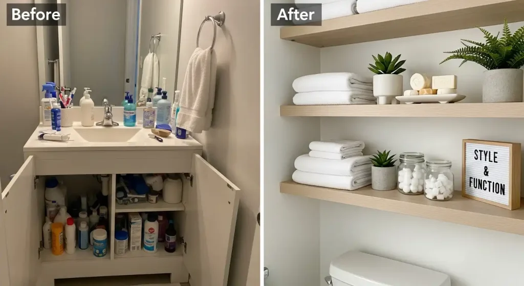 Use Open Shelving for Style and Function