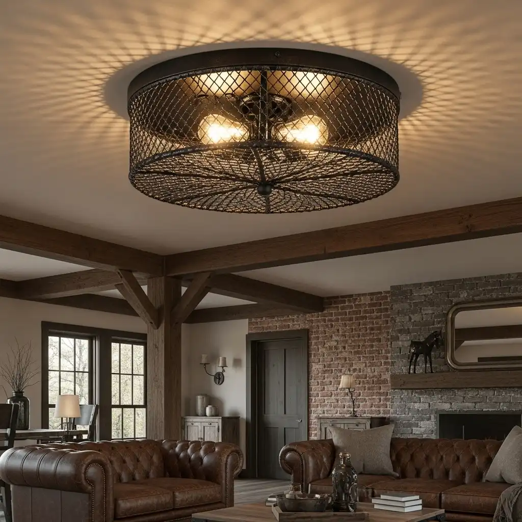 Industrial Caged Fixtures