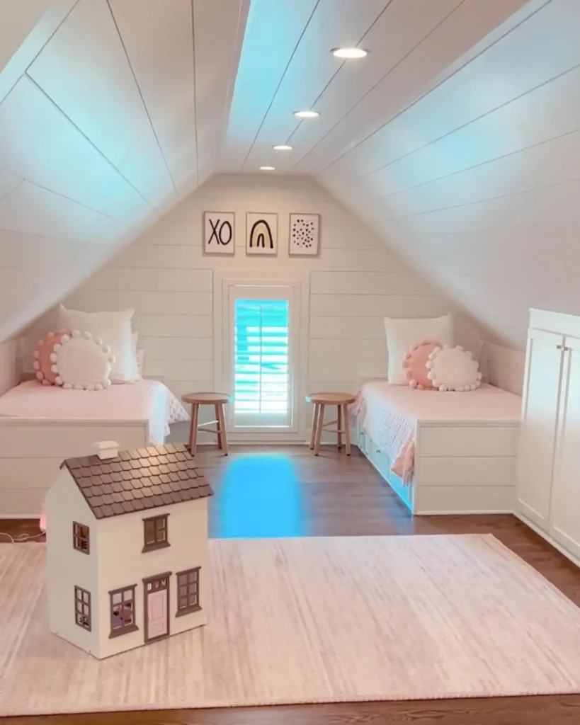 shiplap be used to enhance a small bedroom