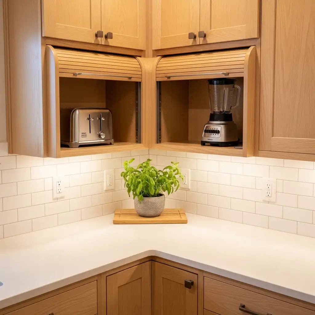 Appliance Garage with Door