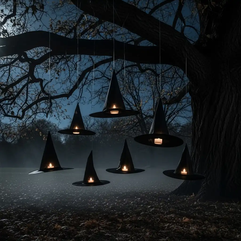 Floating Witch Hats