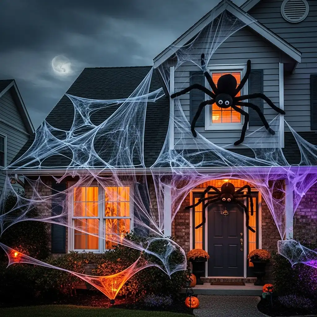 Halloween Home Decor Giant Spider Attack