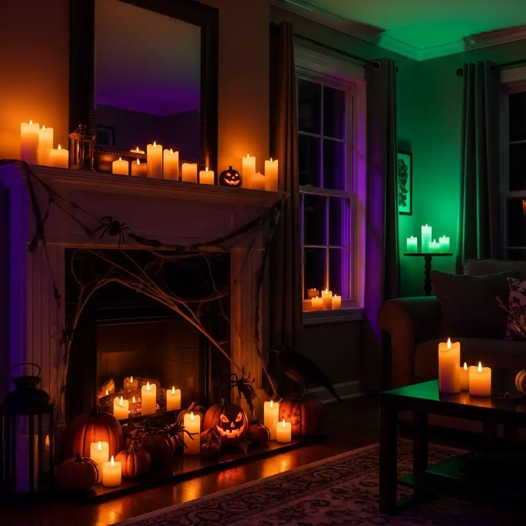 Halloween Home Decor ideas Moody Lighting