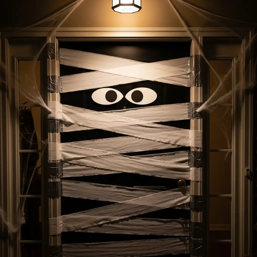 Halloween Home Decor ideas The Mummy Door
