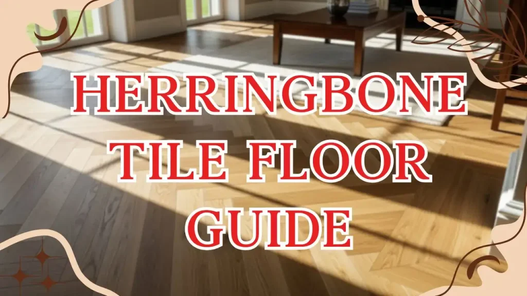Herringbone tile Floors