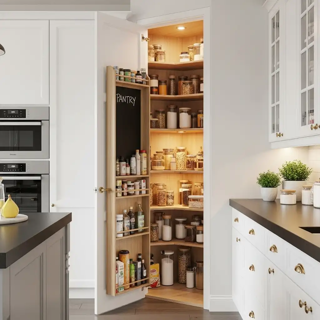 Kitchen Corner Cabinet Ideas Corner Pantry
