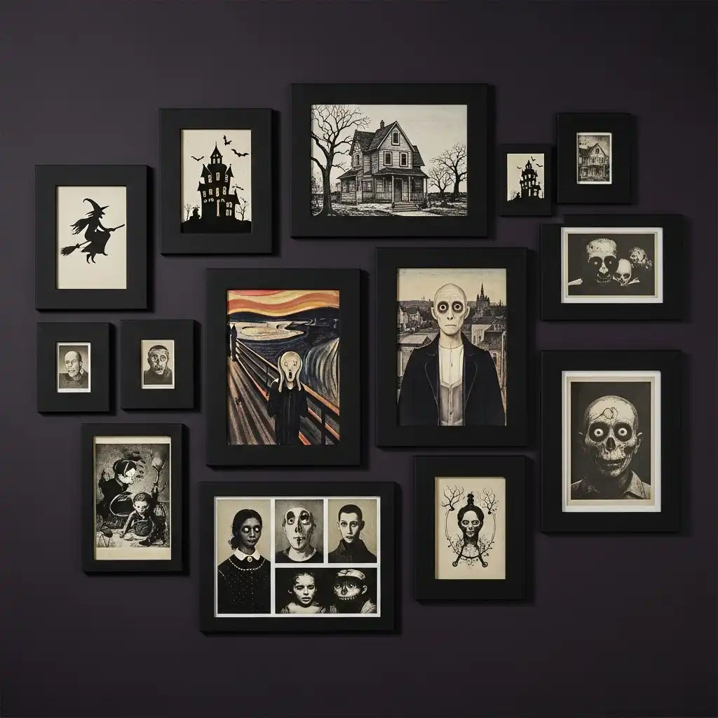 Spooky Gallery Wall Swap