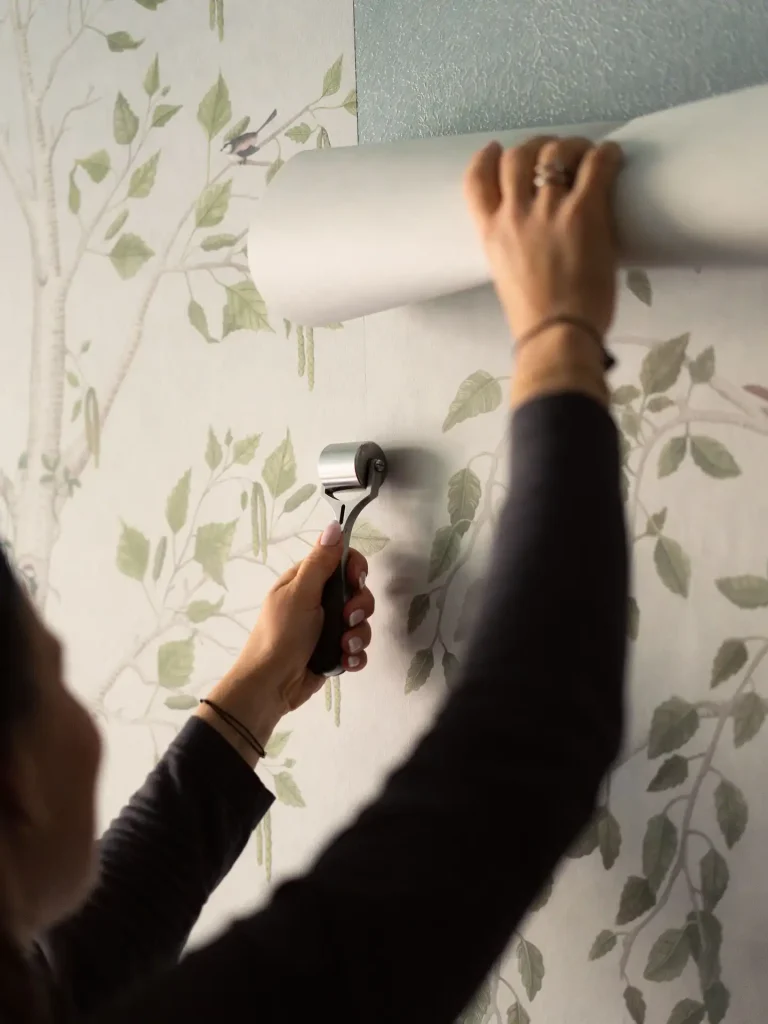 Cheap Wall Covering Ideas Peel-and-Stick Wallpaper