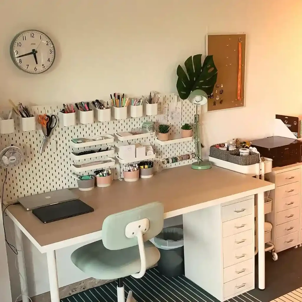 Pegboard Wall Organization