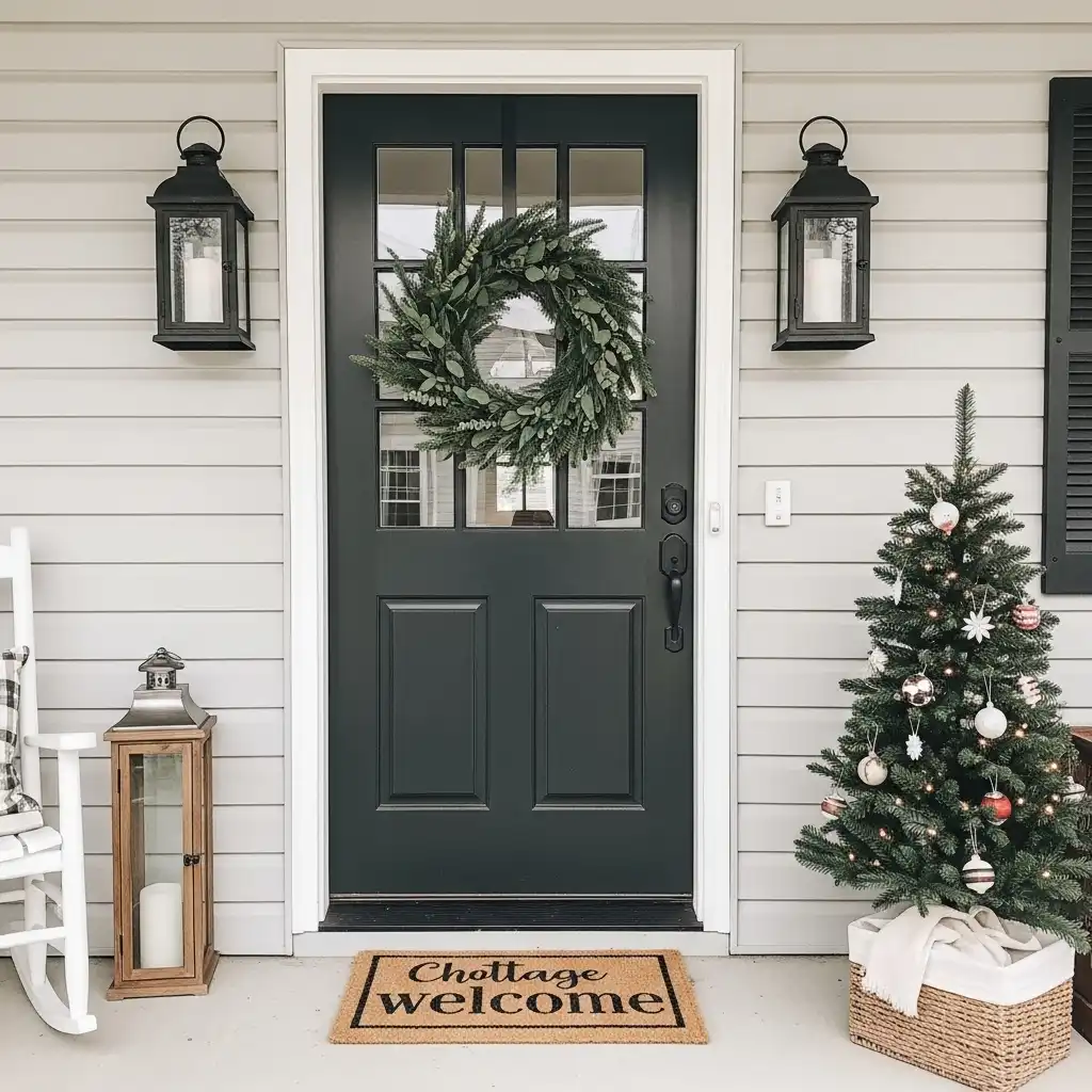 Cottage Christmas Outdoor Charm and Welcome