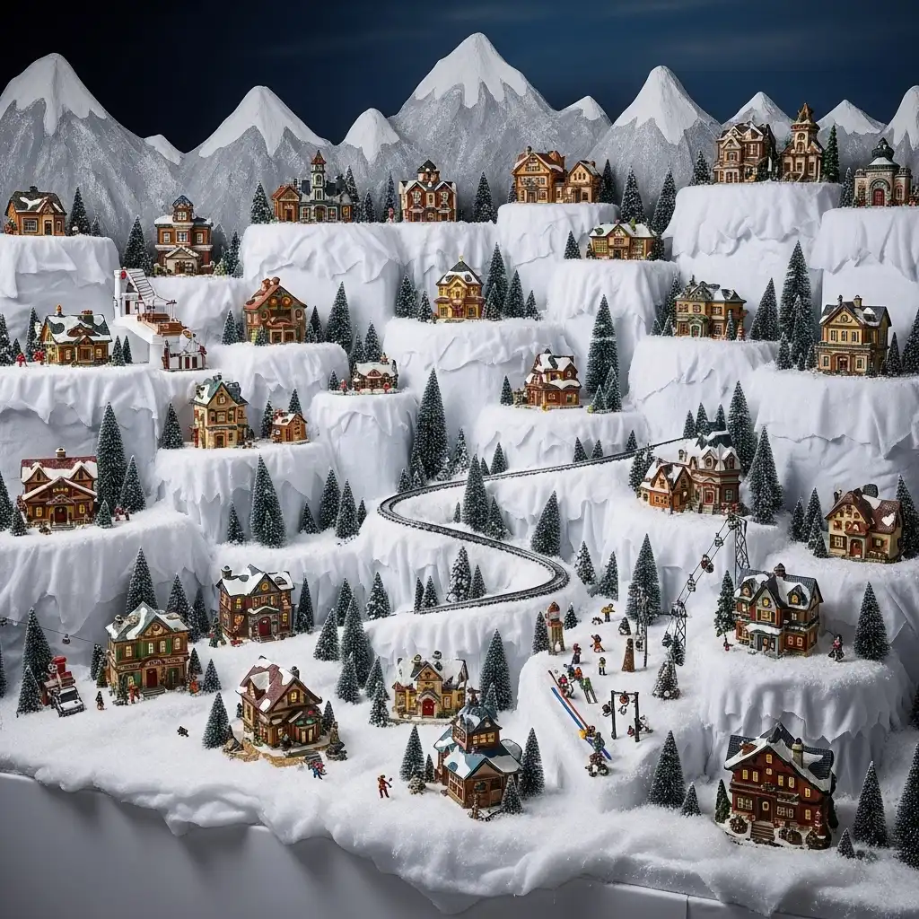 Snowy Mountain Village