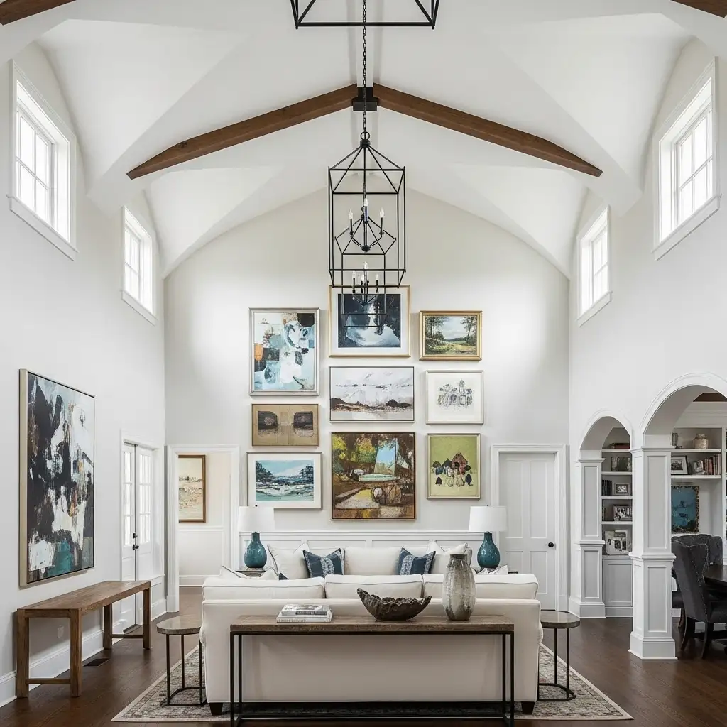 Decorating Tall Walls