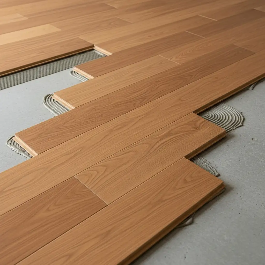 Engineered Hardwood Glue-Down Installation