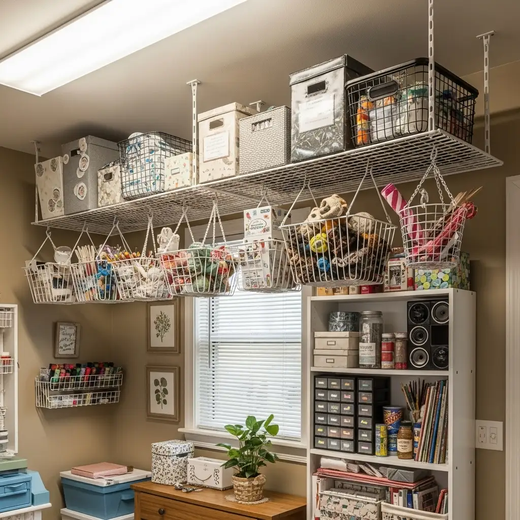 Ceiling-Mounted Storage
