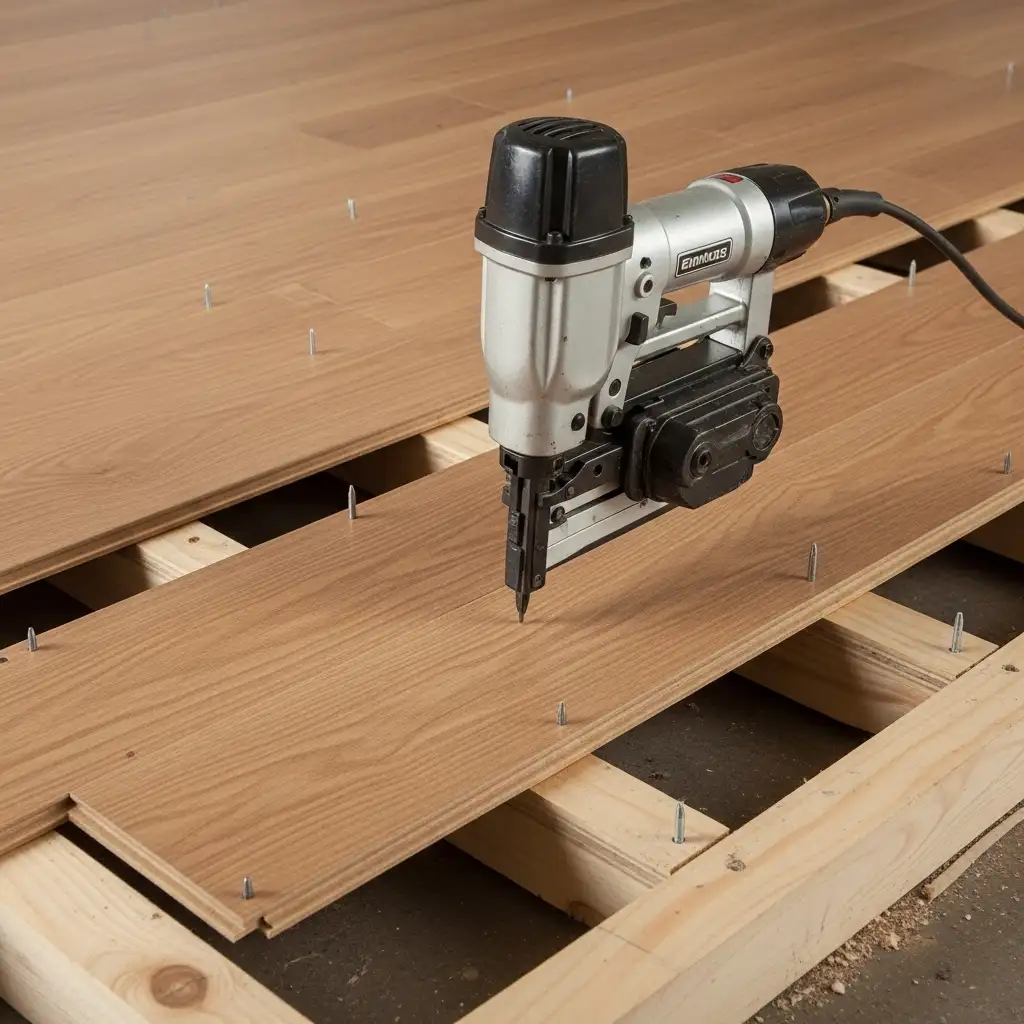 Engineered Hardwood Flooring Nail-Down Installation