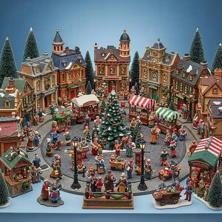 Christmas Market Square Display