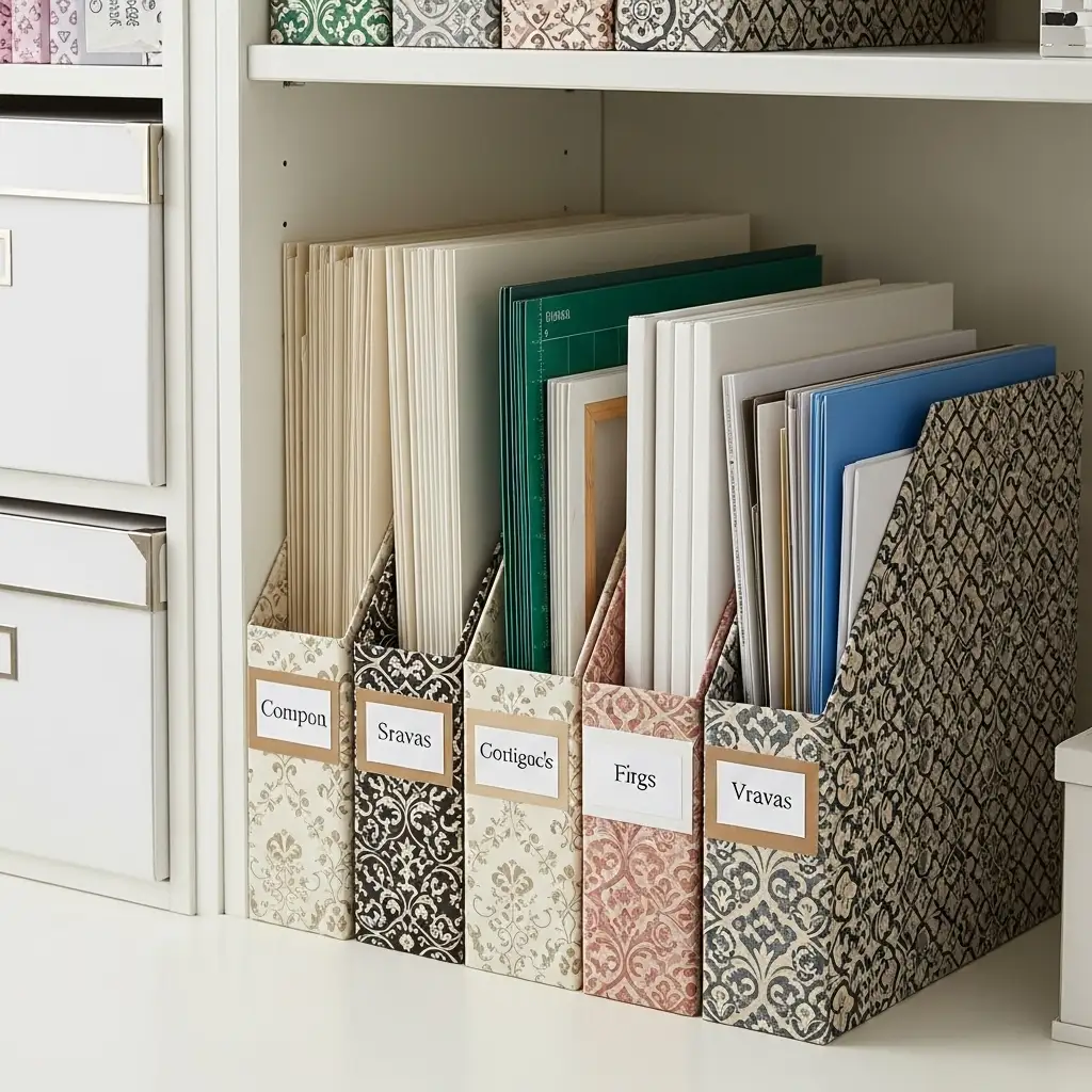 Craft Room Storage Ideas Magazine File Storage