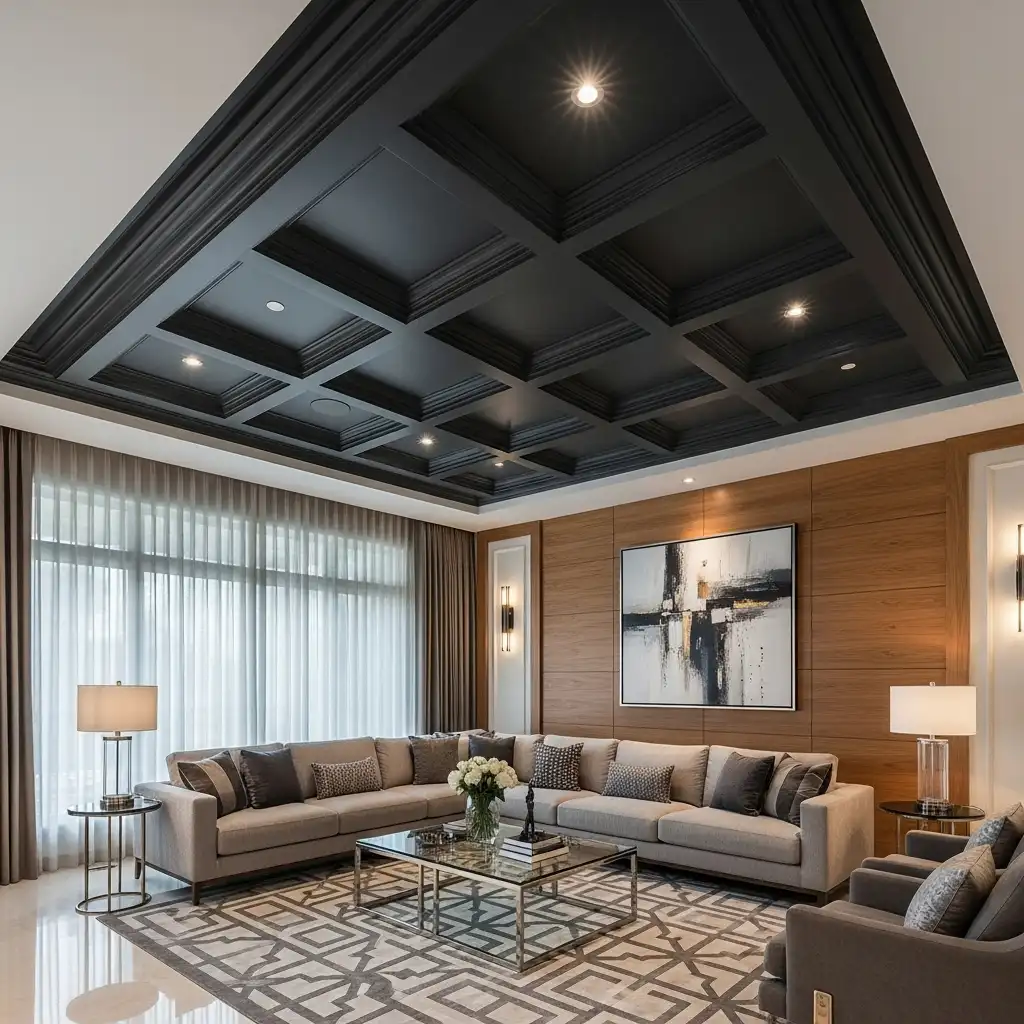 Living Room Accent Ceilings