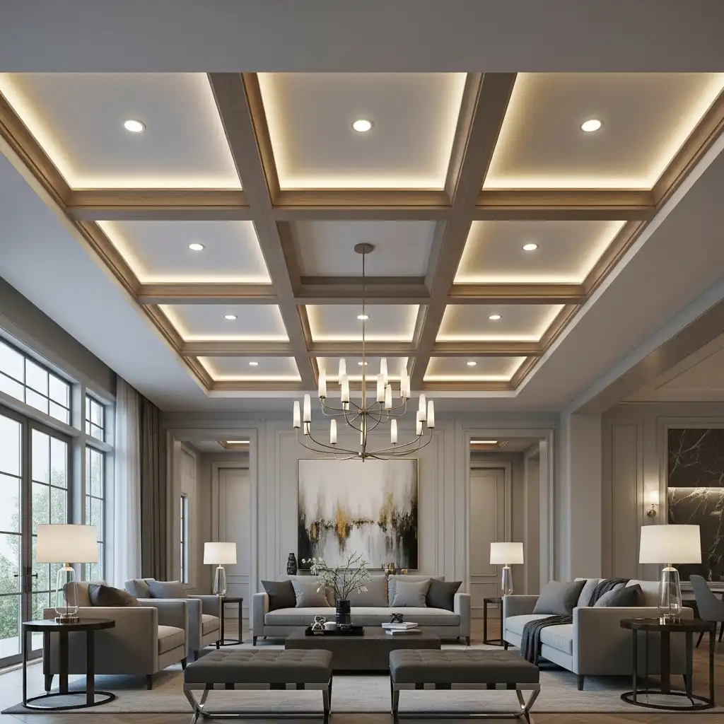 Ceiling Design Living Room Lighting Integration