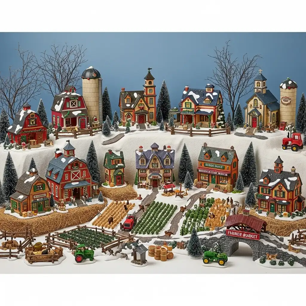 Farmhouse and Countryside Village