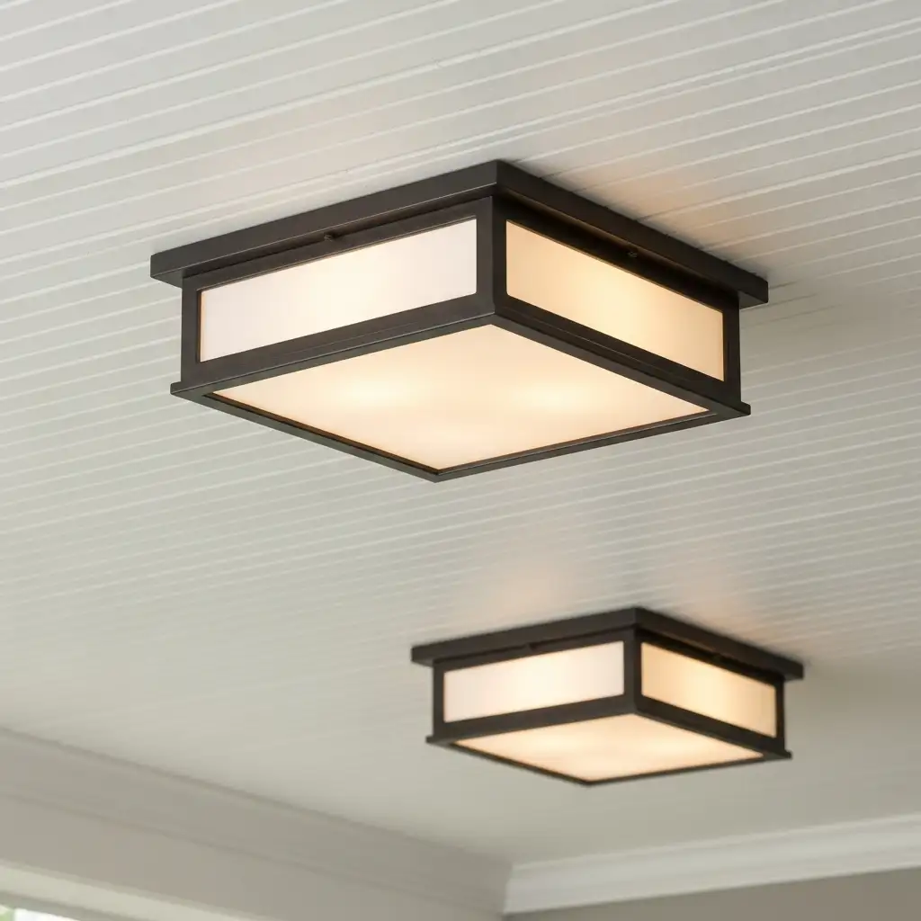 Front Porch Ceiling Flush Mount Fixtures