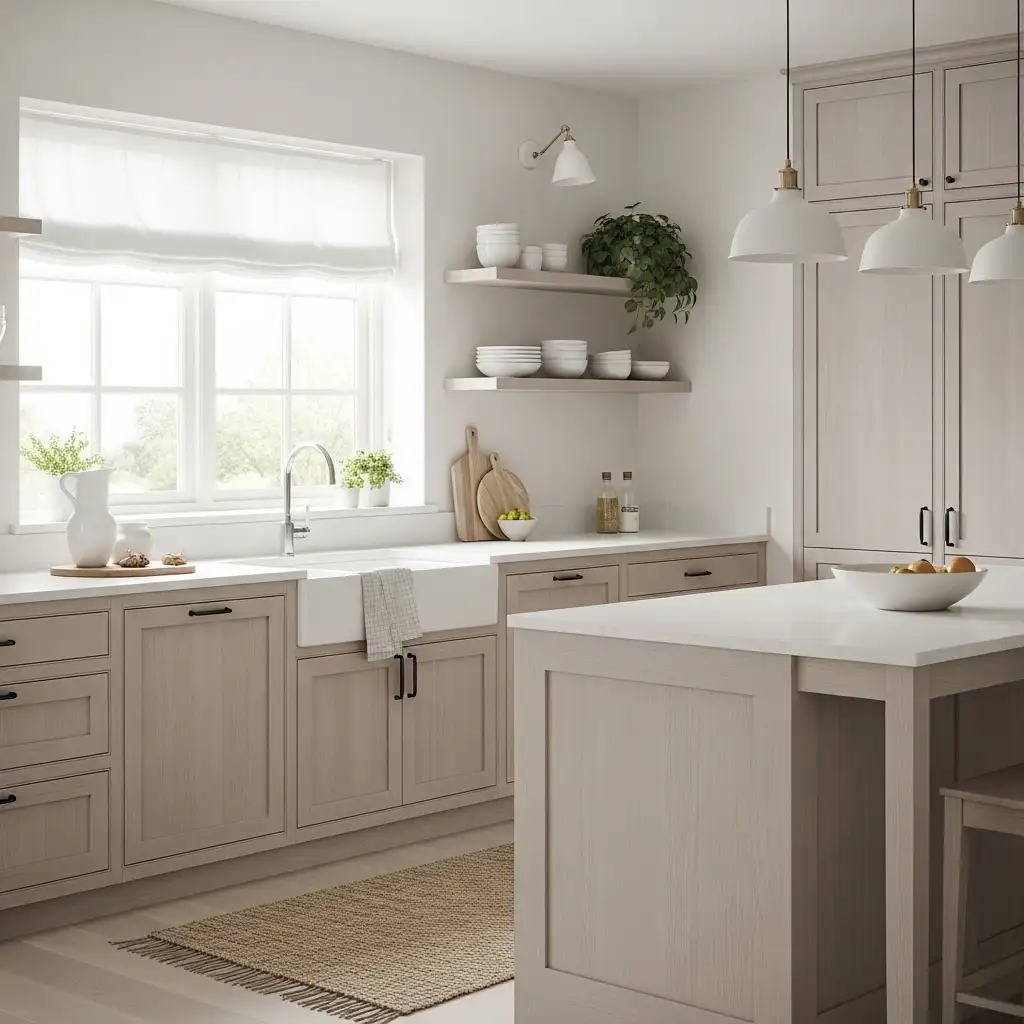 Bleached Oak Scandinavian Style