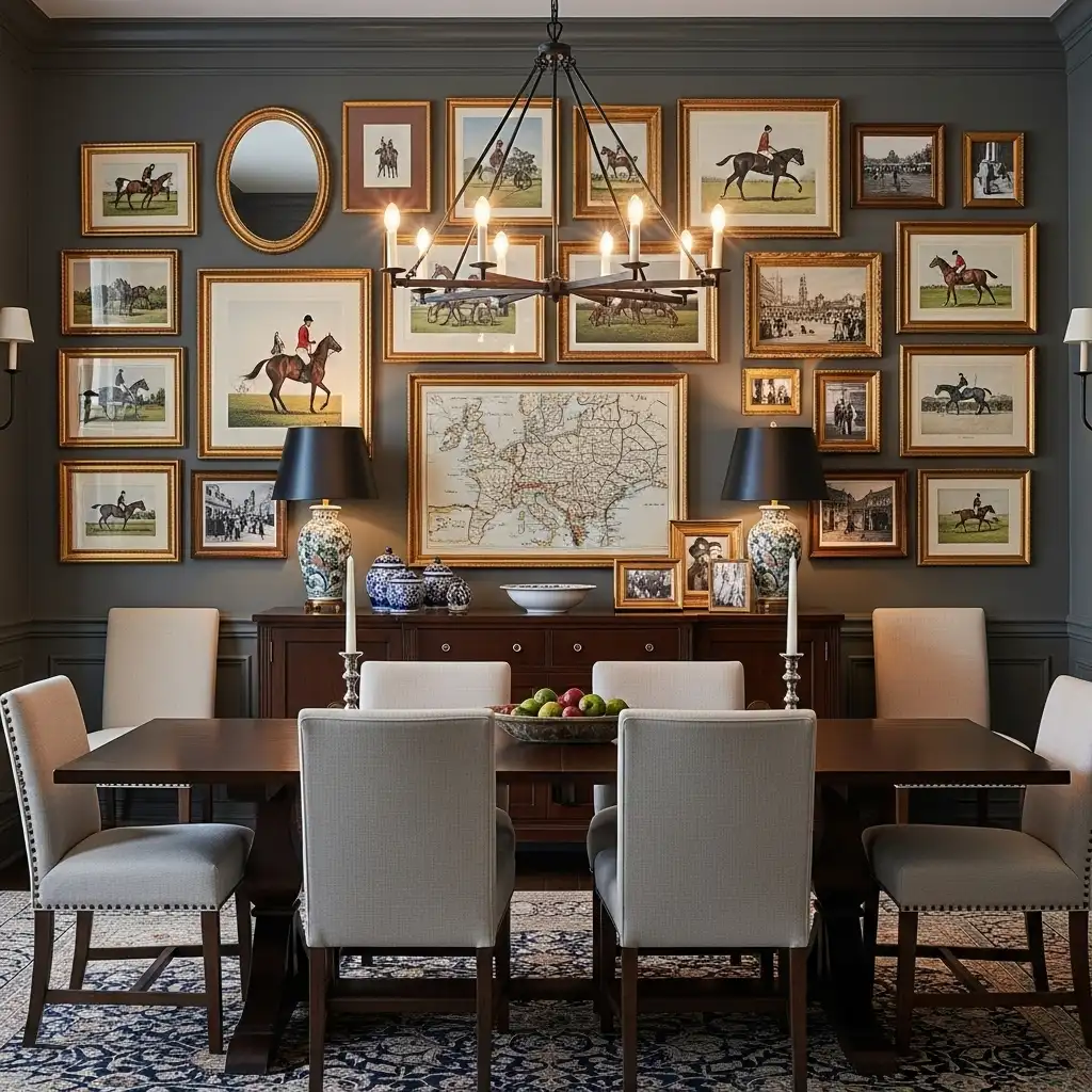 Collection of Framed Artwork ralph lauren