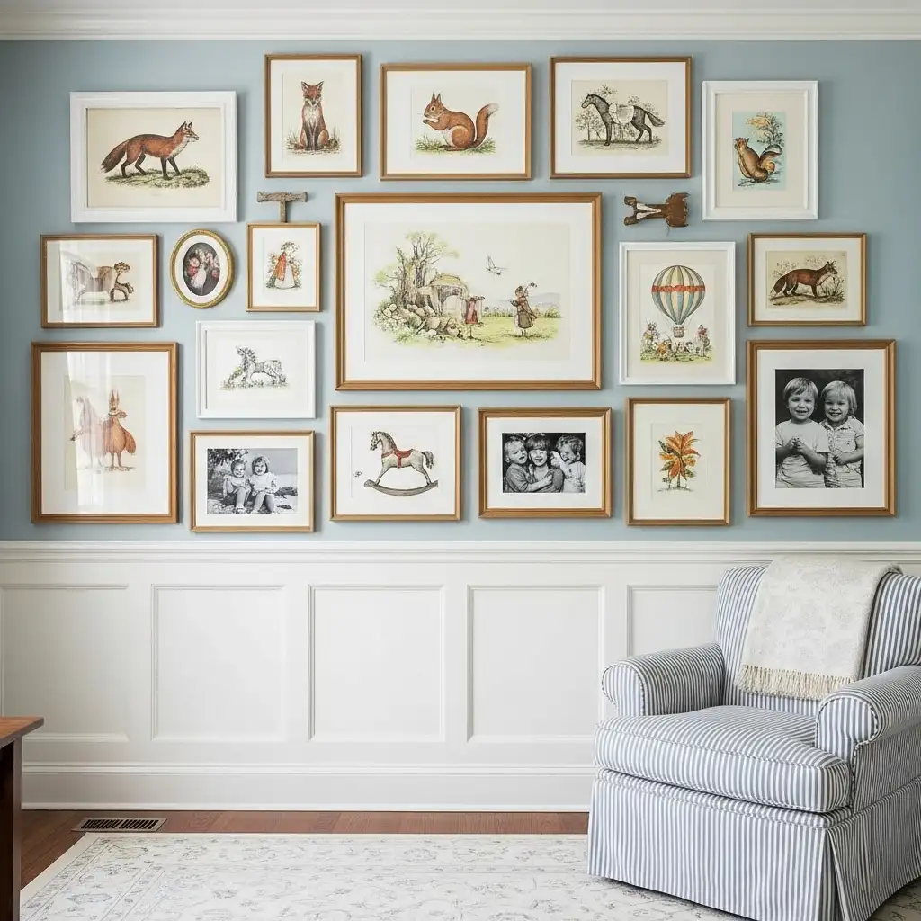 Gallery Wall of Whimsy and Wonder