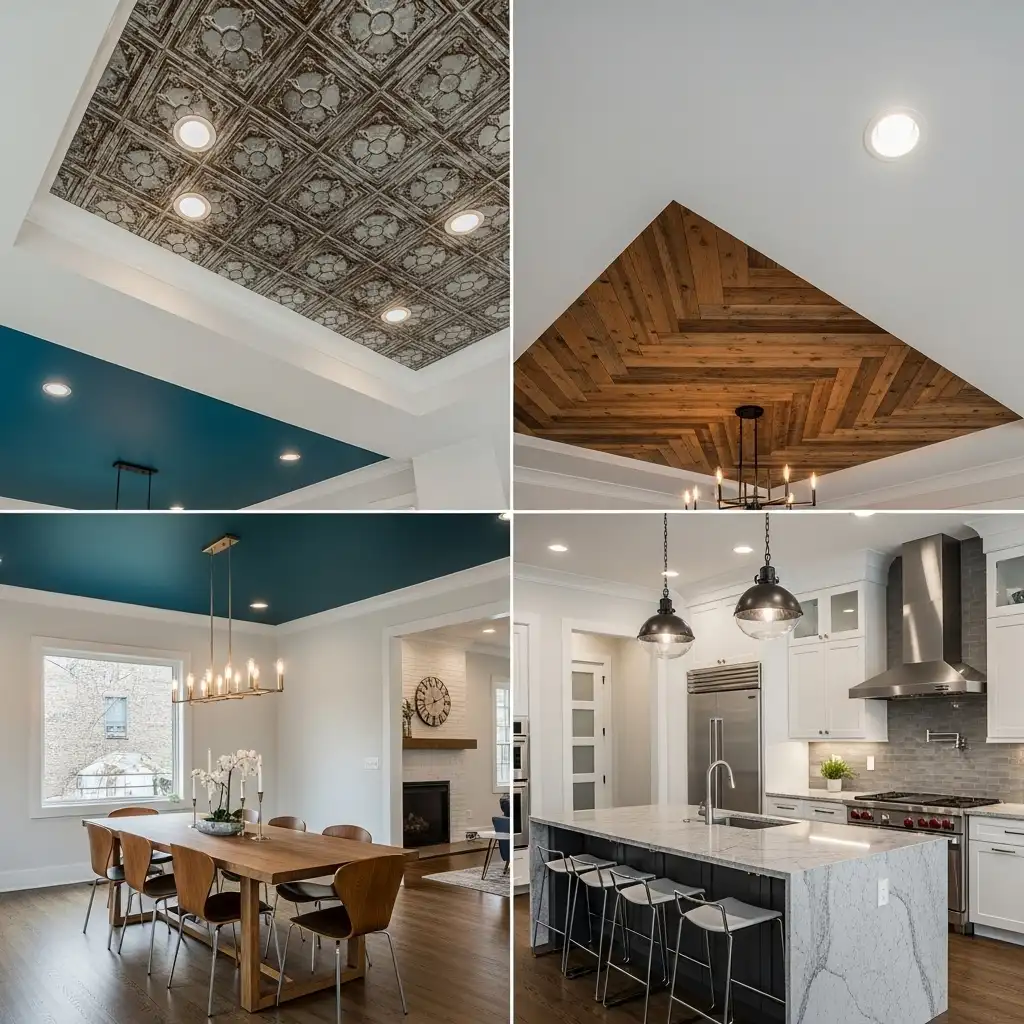 Kitchen and Dining Room Accent Ceilings