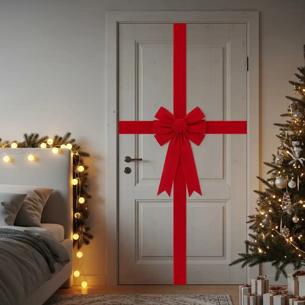 Ribbon on the Closet Door