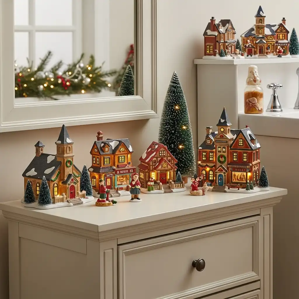 Bedroom or Bathroom Village Vignette