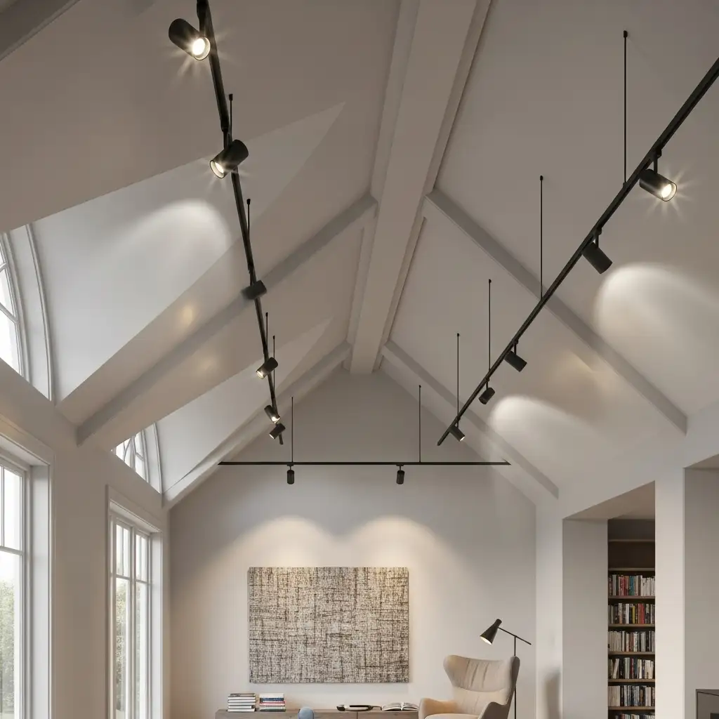 Vaulted Ceilings Track and Rail Lighting